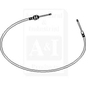 UCA60712   PTO Clutch Cable---Replaces K204856